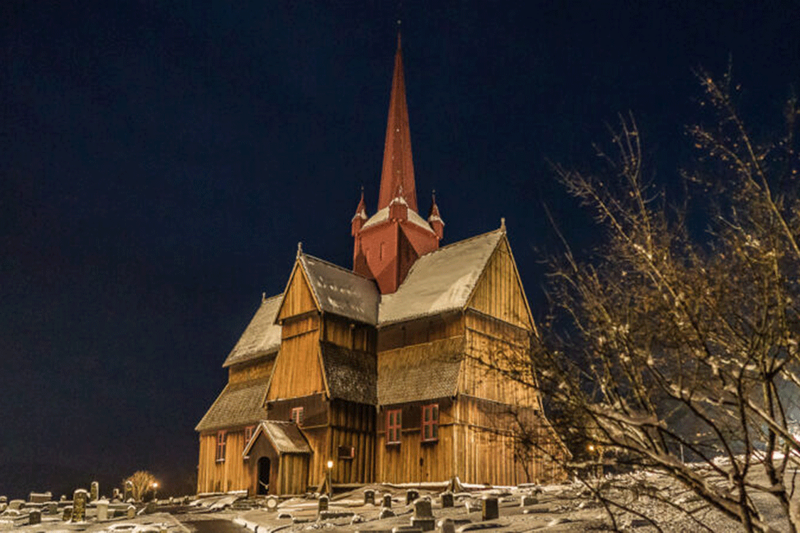 Alte Kirche in Lillehammer