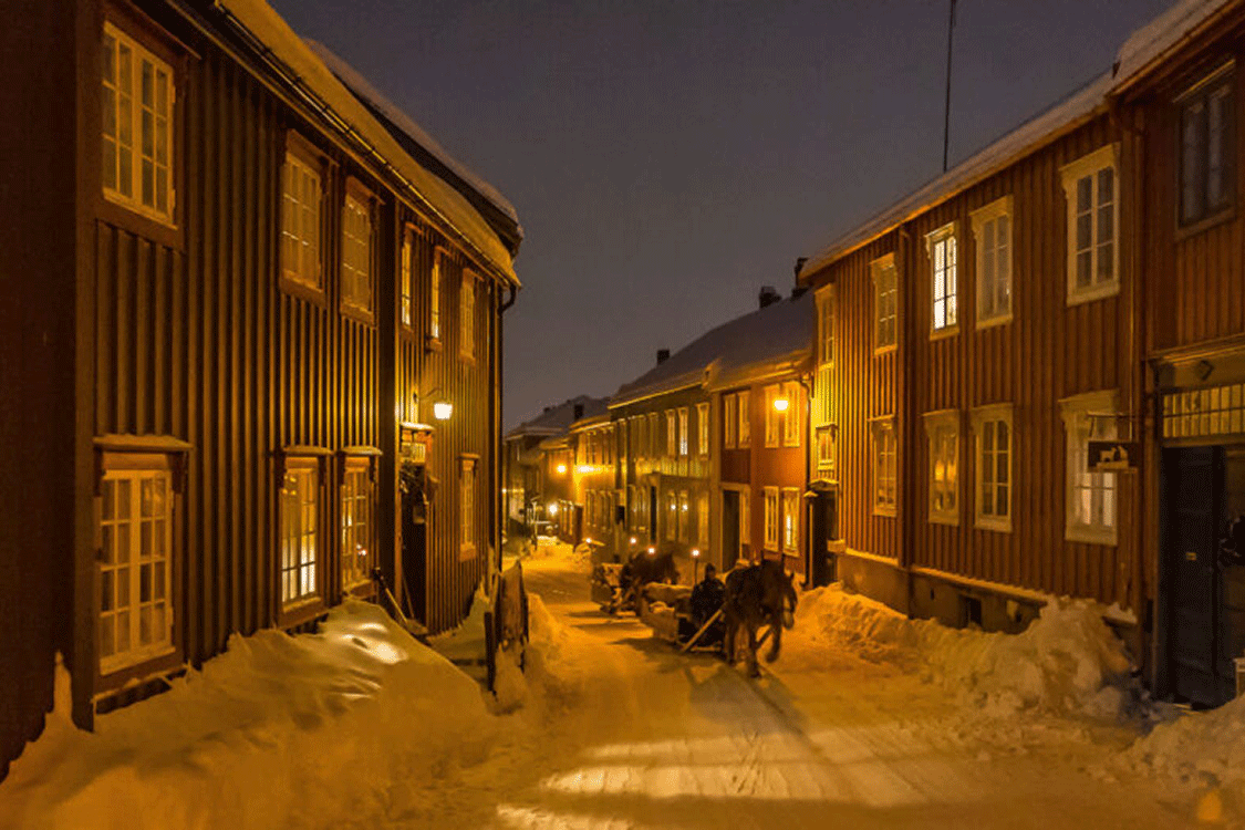 Schlittenfahrt in Røros