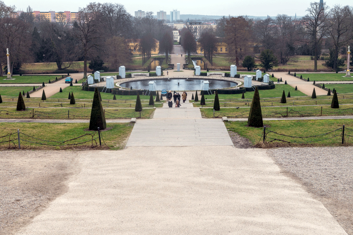 Blick in den Schlossgarten. Foto: c/o Volker Ammann