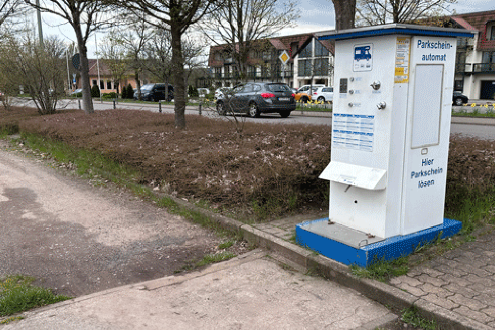 Parkscheinautomat Ein Parkscheinautomat ist ein Gerät, an dem man einen Parkschein zieht