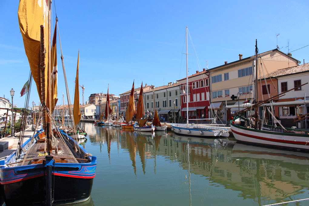 Cesenatico in der romagna. Foto: ©Pixabay, Concetto Bandinelli