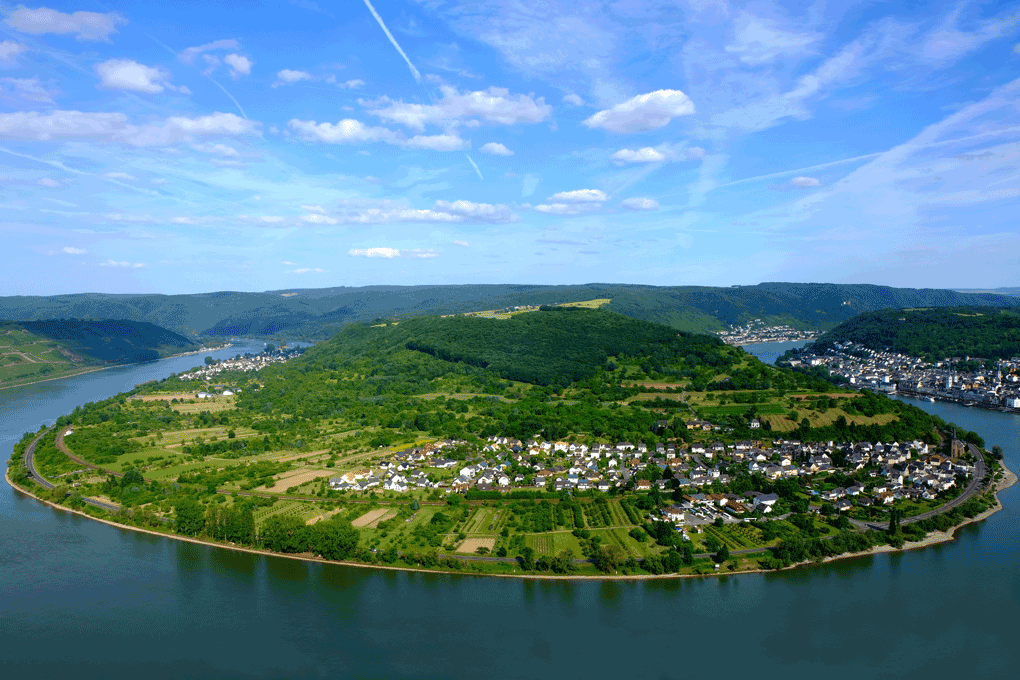 Rheinschleife bei Boppard . Foto: ©Pixabay,, Holger Schué Rheinschleife bei Boppard . Foto: ©Pixabay,, Holger Schué