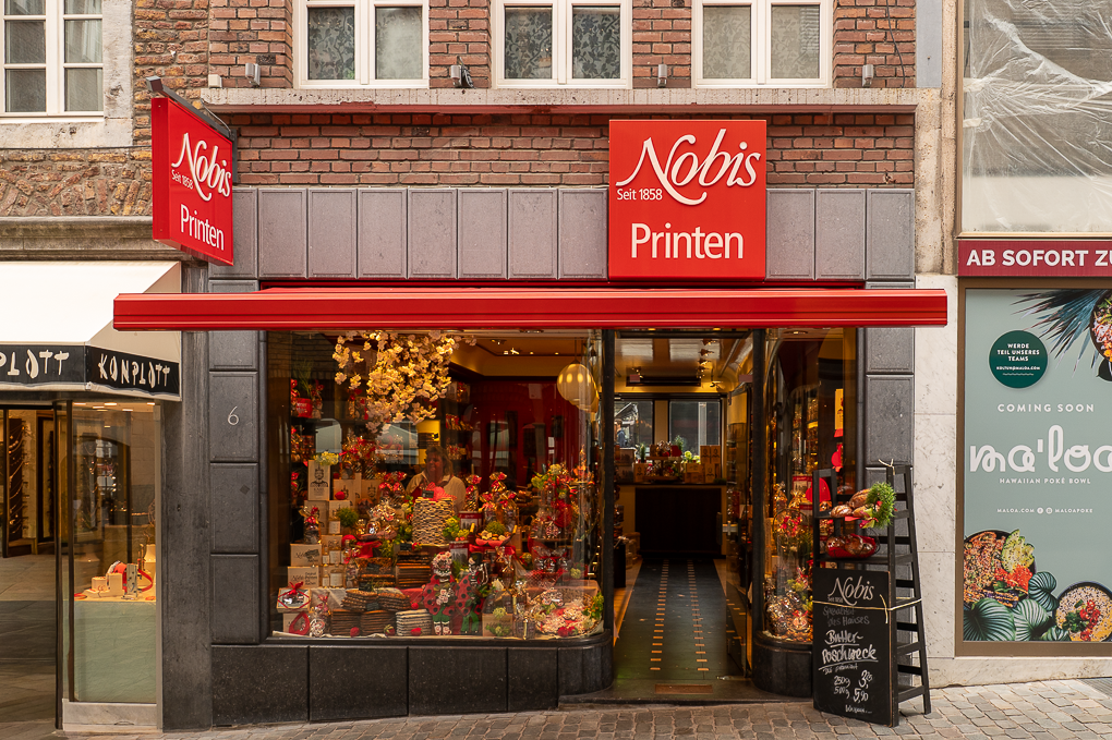 Hier gibt es die original Aachener Printen, mit ihrer typischen, länglichen Form, Foto: ©Volker Ammann Hier gibt es die original Aachener Printen, mit ihrer typischen, länglichen Form, Foto: ©Volker Ammann