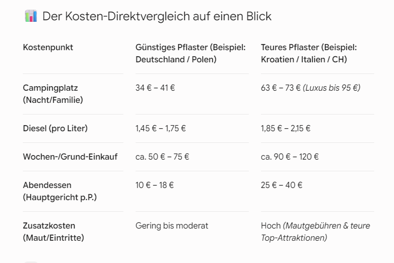 Kosten-/Preisvergleich 2026 Kosten-/Preisvergleich 2026