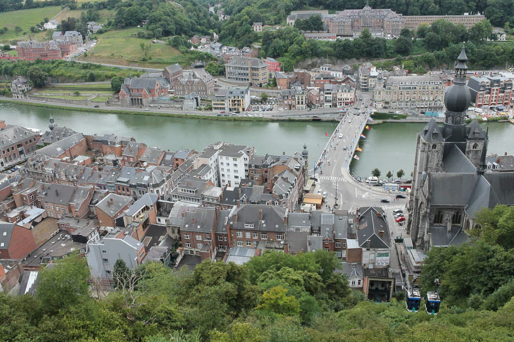 Dinant aus der Vogelperspektive. Foto: ©Piyabay, rotten77 Dinant aus der Vogelperspektive. Foto: ©Pixabay, rotten77